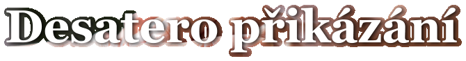 Desatero přikázání